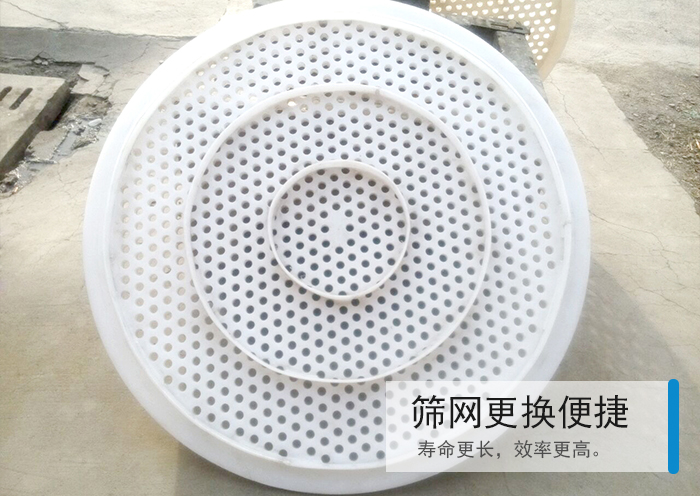 篩網(wǎng)更換便捷,壽命更長，效率更高